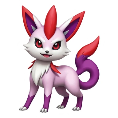 Meloetta-Noibat-Zangoose-Pokémon-Fakémon-creature sticker