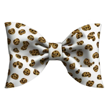 Lepord print bow sticker