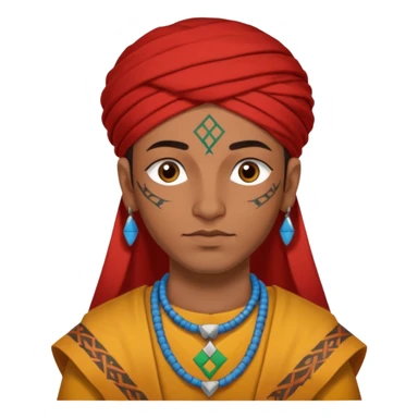 Emoji morrocan amazigh sticker