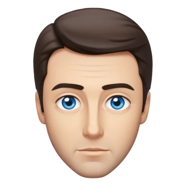 James Stewart with blue eyes sticker