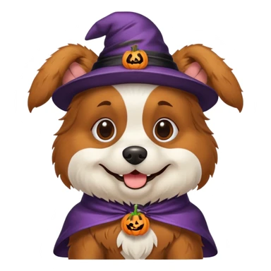 haloween dog sticker