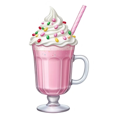 pastel pink christmas christmas drink sticker