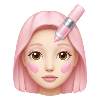 Light Pink skincare sticker