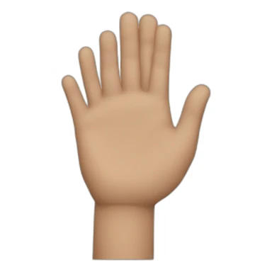 mano saludando sticker