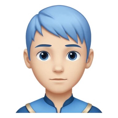 boy in avatar movie style  sticker