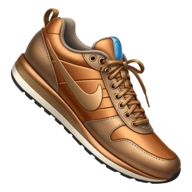 A running shoe that says "Bronze" sticker