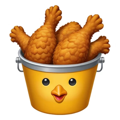 chicken bucket sticker