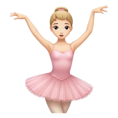 Ballerina hitting the dab sticker