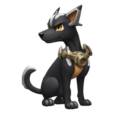  Cool Edgy Houndour-Houndoom-Cubone-Duskull-Fakémon  sticker
