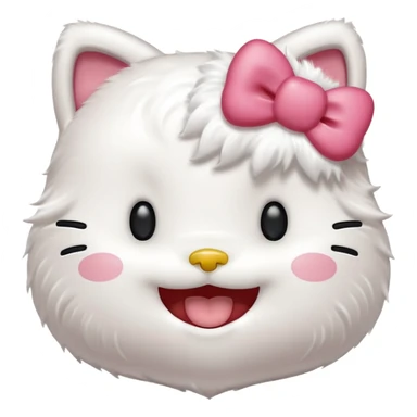 Hello Kitty laughing sticker
