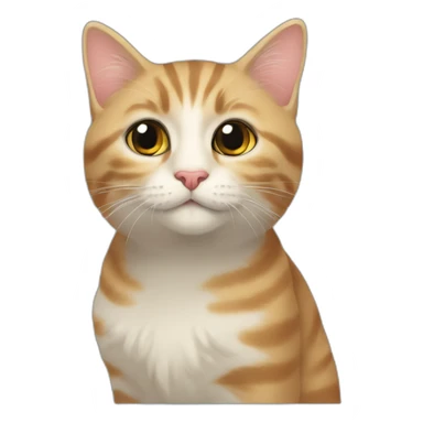 corazon agarrado por un gatito sticker
