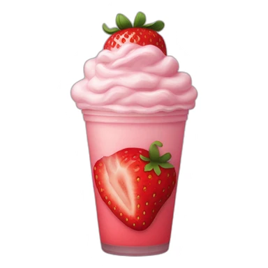 Strawberry frape  sticker