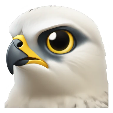 peregrine falcon with ht sticker