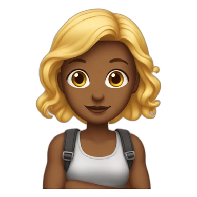 girl note book sticker