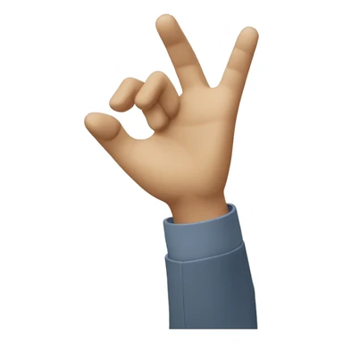 White man raising his arm up to the sky at an angle with his palm open sticker