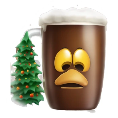 Glühwein auf dem Weihnachtsmarkt  sticker