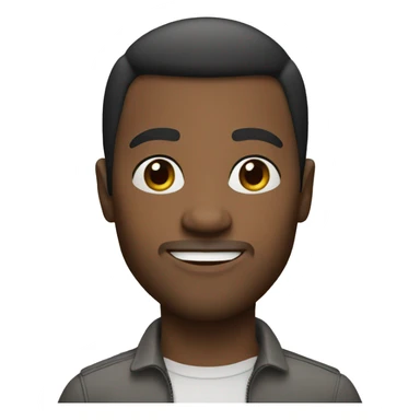 memoji-african-american-man-white-background-emoji sticker