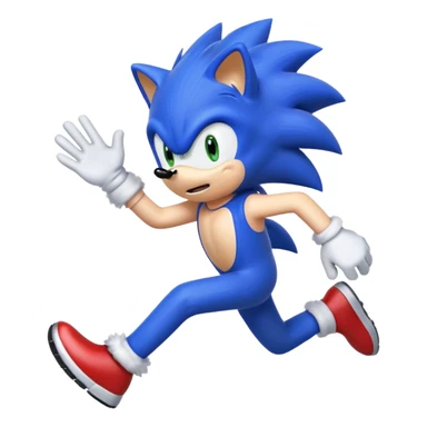 Sonic the hedgehog sticker