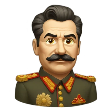 Stalin with pipe sticker