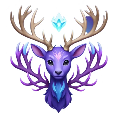 Pokemon legendary cian and purple  xerneas sticker