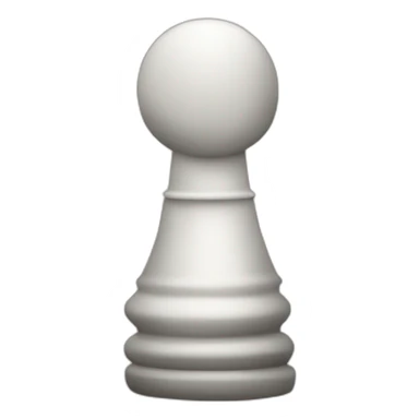 white chess figure sticker