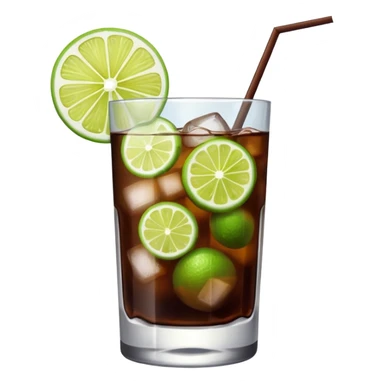 dark brown coloured cocktail sticker