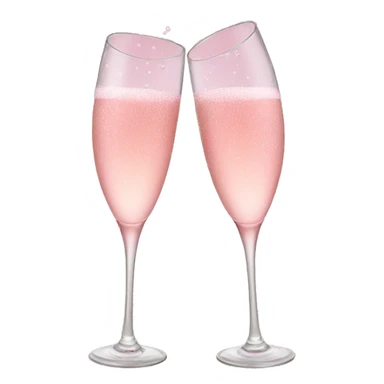 Pink champagne cheers sticker