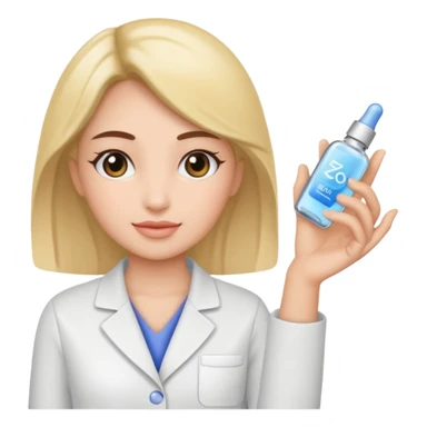 make a person who holds zo skin health cosmetics in her hand  sticker