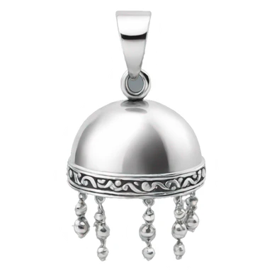 silver jhumka sticker