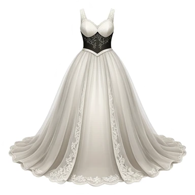 Wedding dress sticker