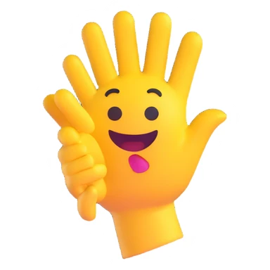 animated hello emoji sticker