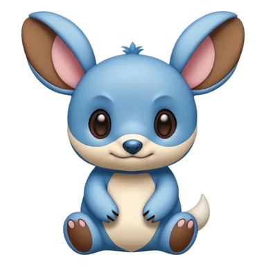 Teddiursa-Stitch-Minccino-fusion  sticker