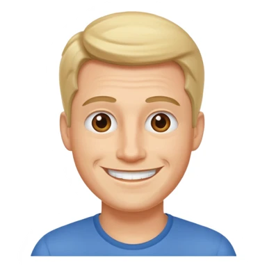 Man KEN babry style face sticker