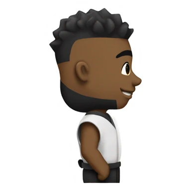 Ninja low taper fade sticker