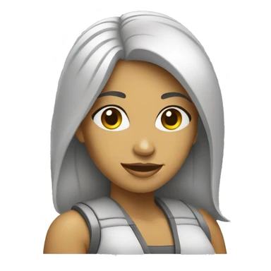 mujer con compu sticker