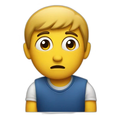 Sad apple fan waiting for many years sticker