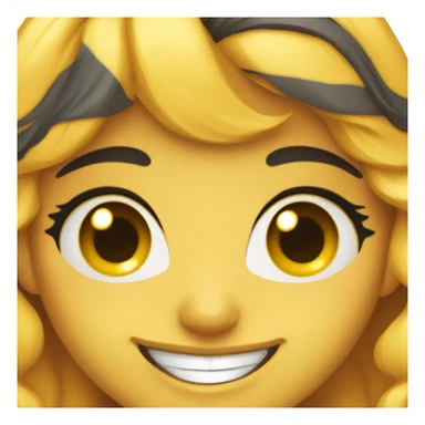 Sunshine girl smile  sticker