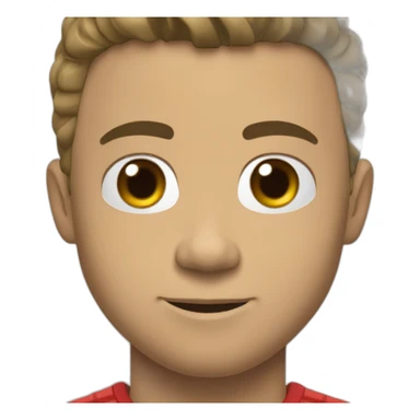 Ronaldo soccer player up-close sticker