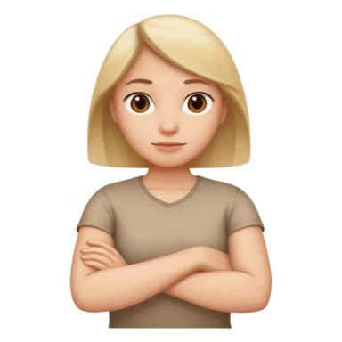 😠arms crossed sticker