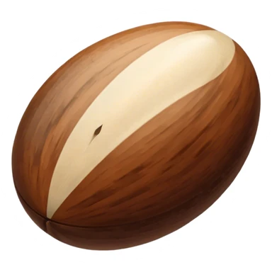 realistic seed, detailed macro close-up, textured patterns, shades of brown and beige, oval-shaped, glossy, studio lighting, sharp focus, high-resolution photography, isolated on neutral background sticker