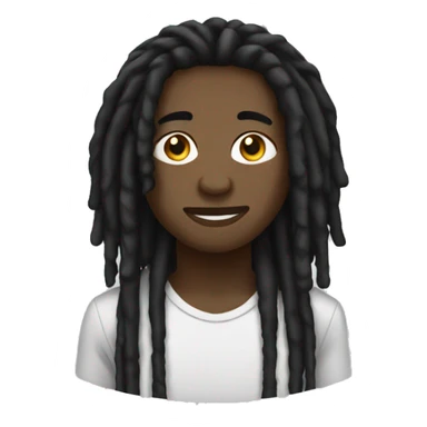 Black kid with Freeform dreads sticker