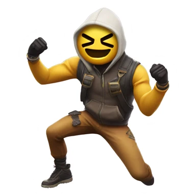 Hitting the griddy fortnite dance  sticker