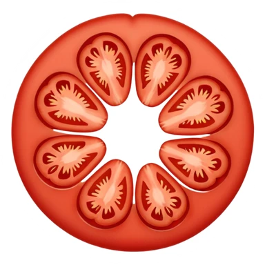 tomato slice sticker