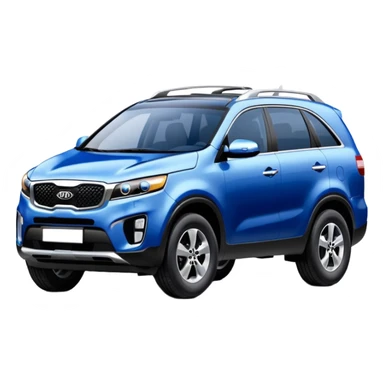 KIA Sorento 2002 год синий цвет sticker