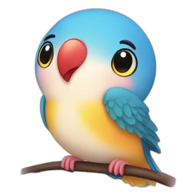 Lovebird sticker