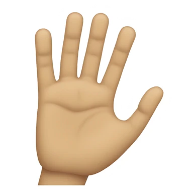 gesto de manos del rapero trueno sticker