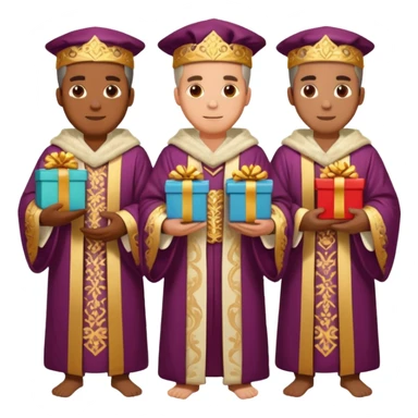 three wise men sticker
