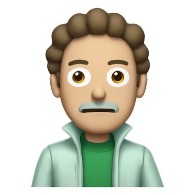 rick and morty Christmas outfit sticker