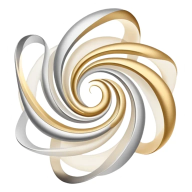 Ethereal floating abstract shapes with masculine energy aura, flowing movement, personal evolution symbol, minimal radiant forms sticker