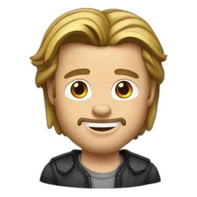 brad pitt mickey o’neil sticker